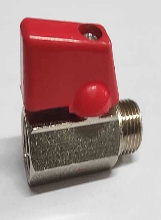 DLEIN 1/4"Thread Brass Ball Valve Air Compressor Hose Fitting valve (Male & Female) material sufficient thread length & wall thickness failure free useful product Air Compressor Thread Ball Valve 1pc - Image 2